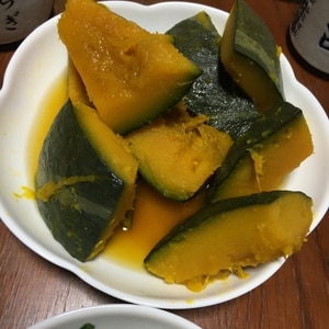 炊飯器で簡単。南瓜の煮物